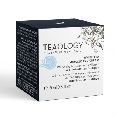 TEAOLOGY White Tea Miracle Eye Cream (To Wake Up And Brighten The Eye Area, For An Anti Fatigue, Instant Youth Effect) 15ml