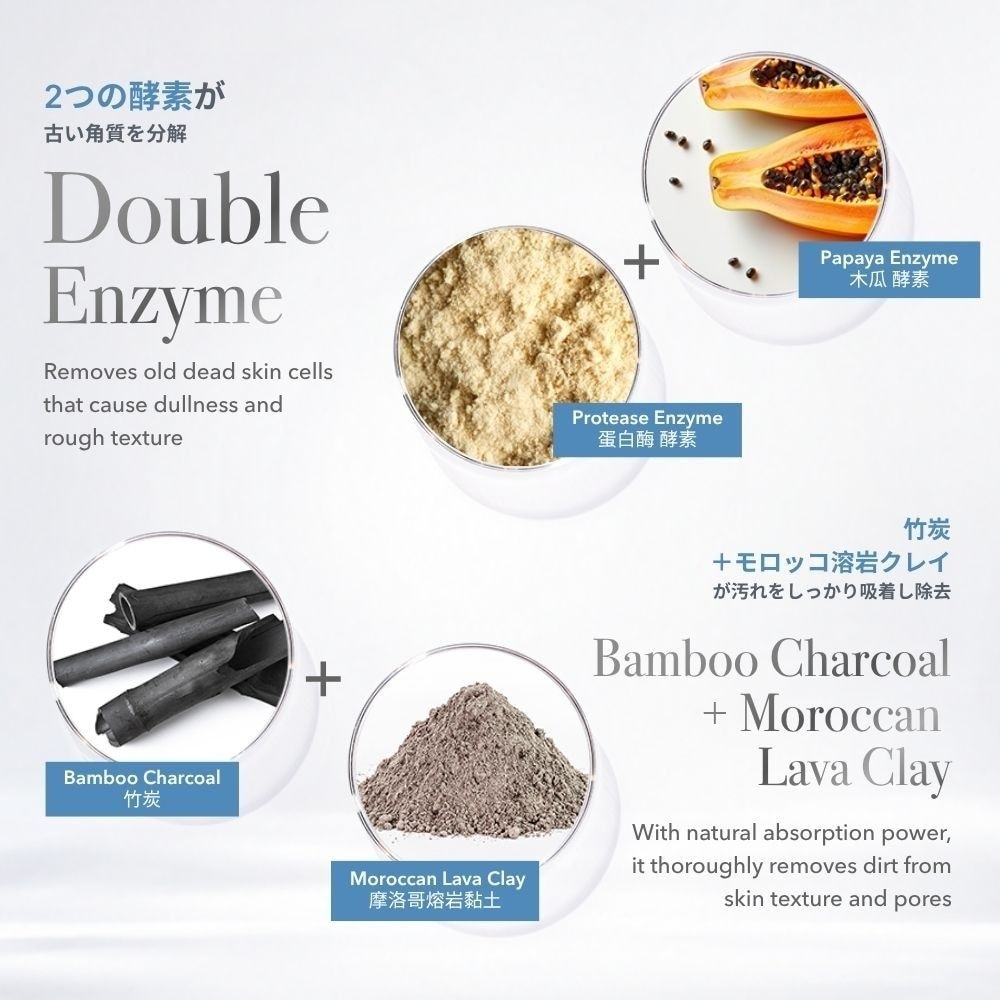 Detoxifying Double Enzyme Cleansing Foam 120g