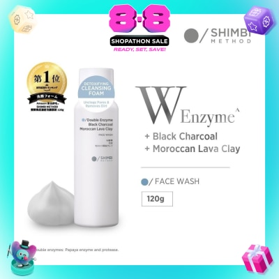 SHIMBI - Detoxifying Double Enzyme Cleansing Foam 120g