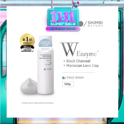 SHIMBI Detoxifying Double Enzyme Cleansing Foam 120g image