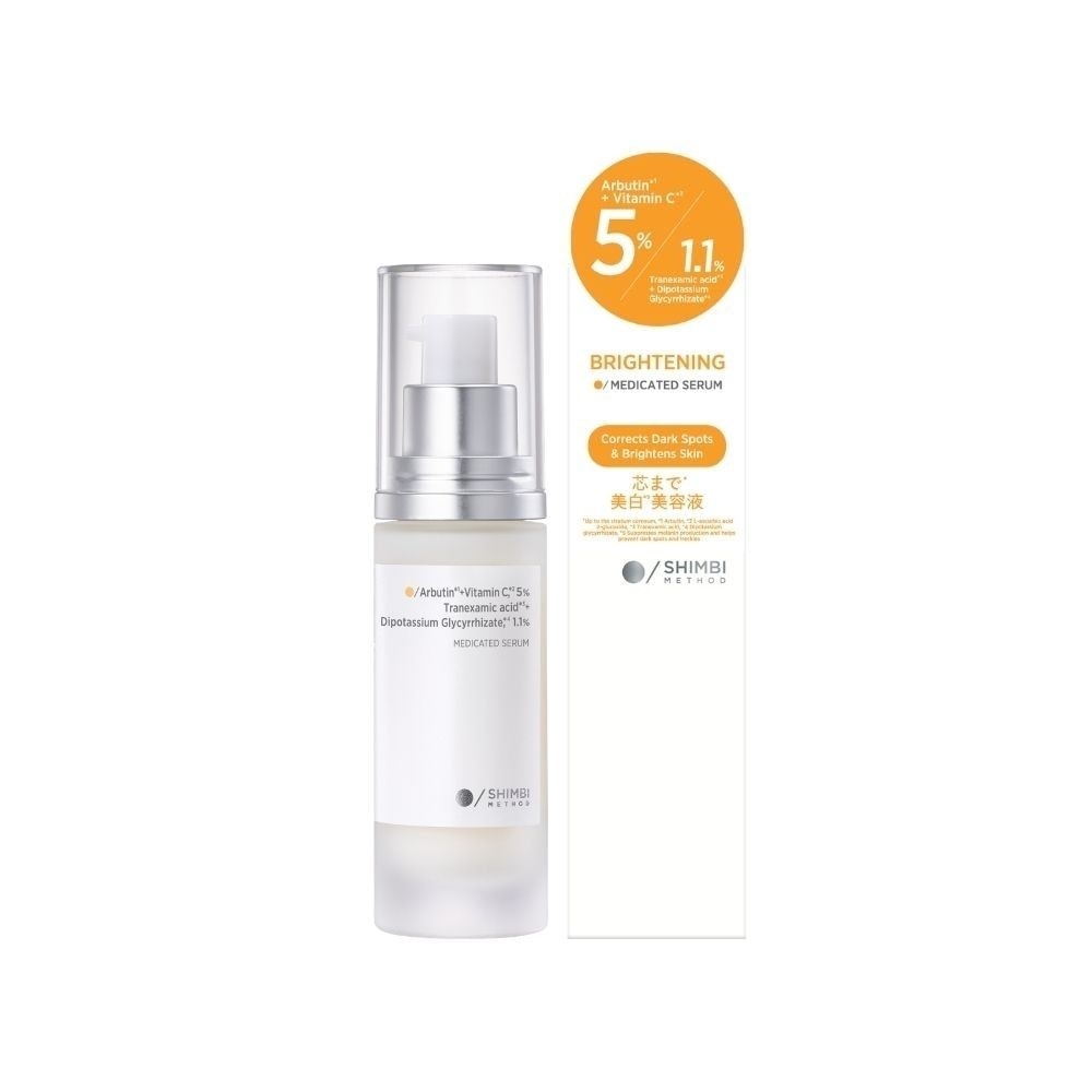Brightening Medicated Serum with 5% Arbutin + Vitamin C 30ml