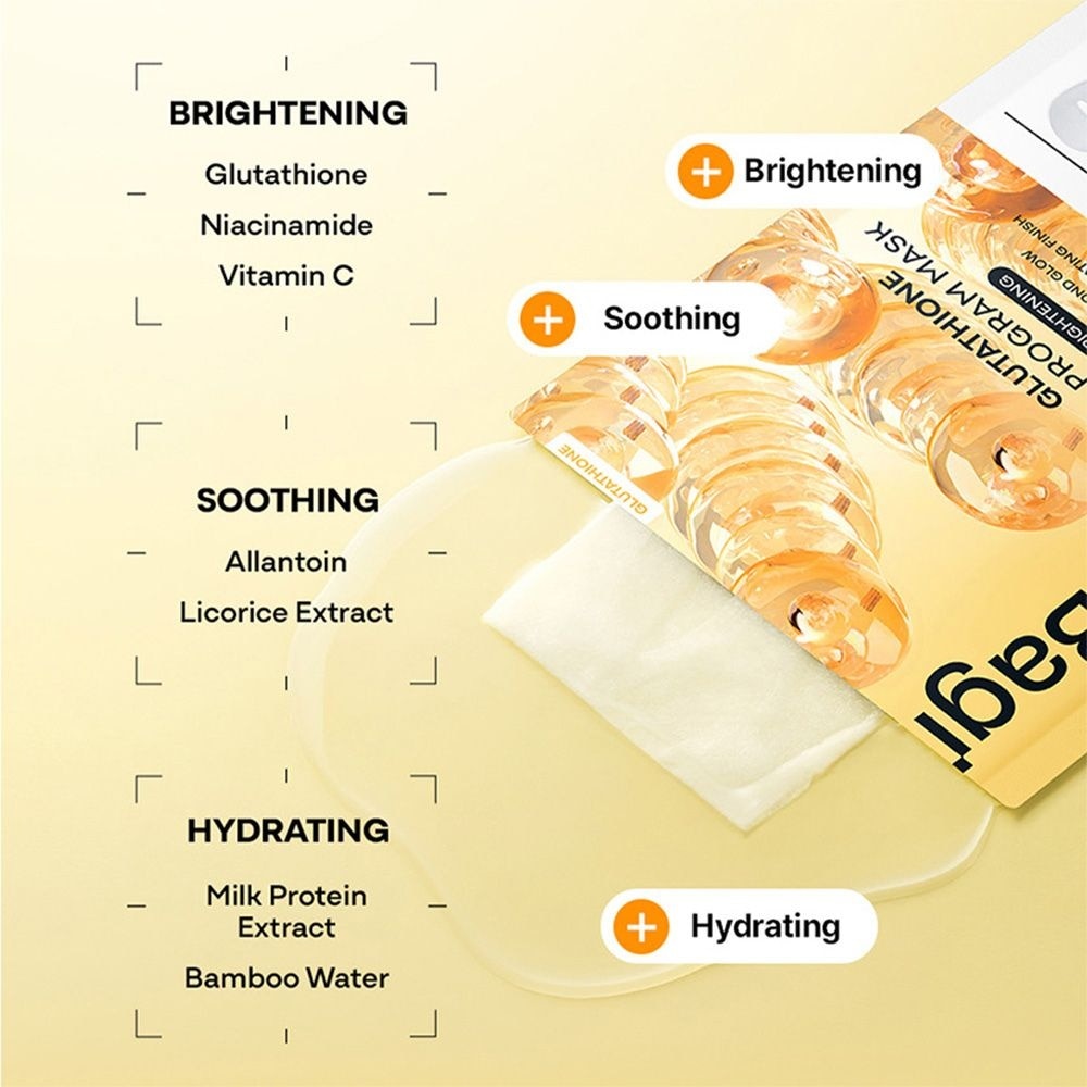 Glutathione Program Mask Brightening 1s