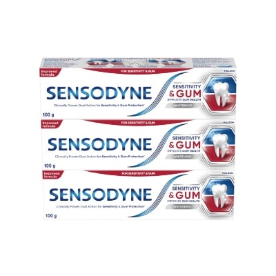SENSODYNE - Sensitive Teeth Oral Care Toothpaste Sensitivity and Gum Whitening Bundle Set 1s image