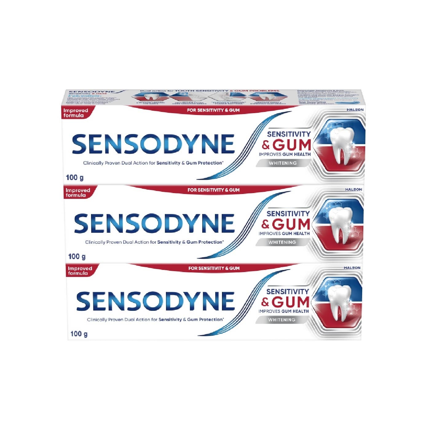 Sensitive Teeth Oral Care Toothpaste Sensitivity and Gum Whitening Bundle Set 1s image
