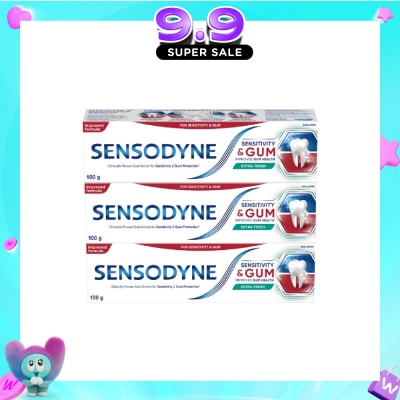 SENSODYNE - Sensitive Teeth Oral Care Toothpaste Sensitivity and Gum Extra Fresh Bundle Set 1s image