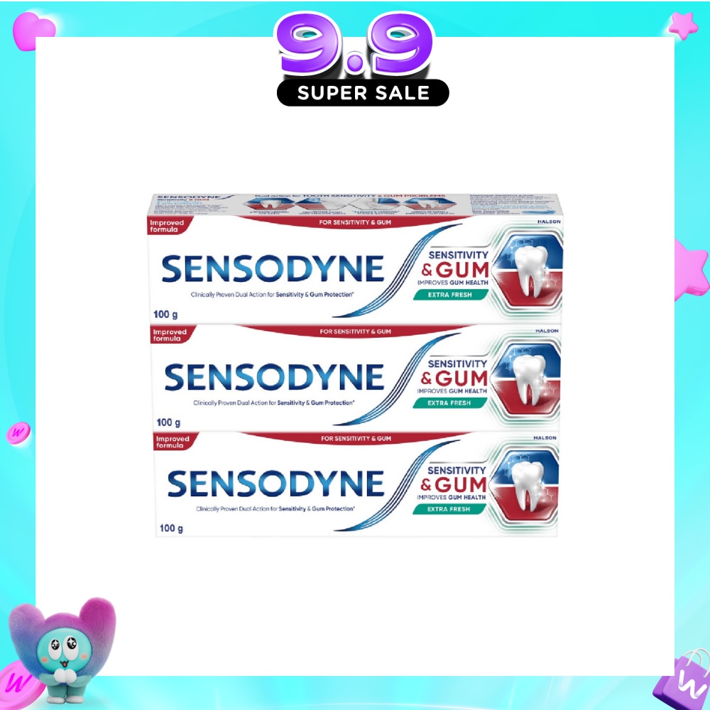 Sensitive Teeth Oral Care Toothpaste Sensitivity and Gum Extra Fresh Bundle Set 1s image