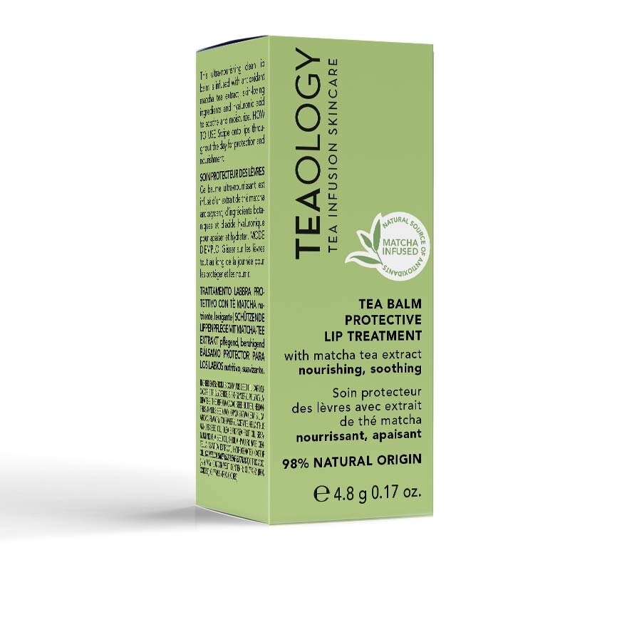 Tea Balm (Matcha Tea), Matcha Tea Extract, Skin Loving Ingredients And Hyaluronic Acid To Soothe And Moisturize 4.8g