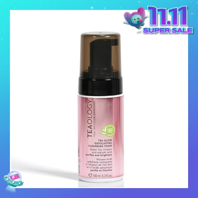 TEAOLOGY Tea Glow Exfoliating Cleansing Foam 100ml (Expiry: Apr`2026)