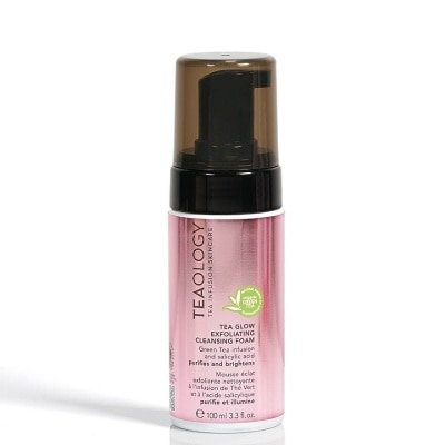 TEAOLOGY Tea Glow Exfoliating Cleansing Foam (Gently Remove Makeup, Combat Blemishes And Instantly Brighten Skin) 100ml