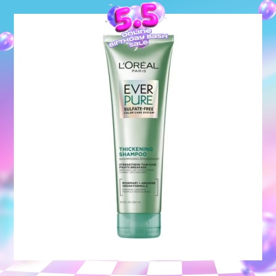 LOREAL PARIS HAIR EXPERT - Ever Pure Sulfate-Free Thickening Shampoo (To Strengthens Thin Hair & Fight Breakage) 250ml