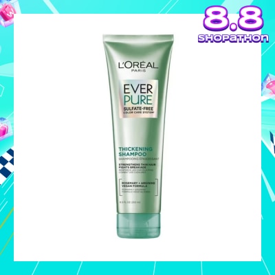 LOREAL PARIS HAIR EXPERT Ever Pure Sulfate-Free Thickening Shampoo (To Strengthens Thin Hair & Fight Breakage) 250ml