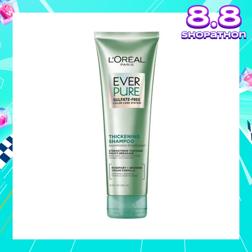 Ever Pure Sulfate-Free Thickening Shampoo (To Strengthens Thin Hair & Fight Breakage) 250ml