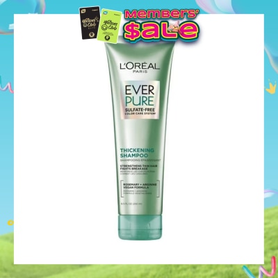 LOREAL PARIS HAIR EXPERT - Ever Pure Sulfate-Free Thickening Shampoo (To Strengthens Thin Hair & Fight Breakage) 250ml