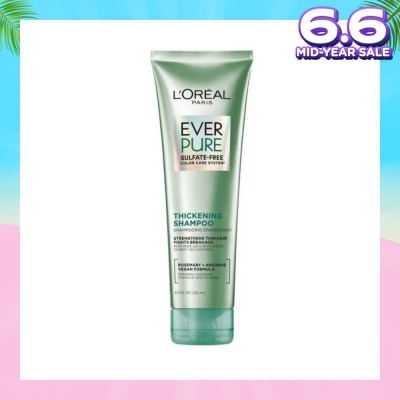 L'OREAL PARIS HAIR EXPERT Ever Pure Sulfate-Free Thickening Shampoo (To Strengthens Thin Hair & Fight Breakage) 250ml