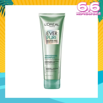 L'OREAL PARIS HAIR EXPERT Ever Pure Sulfate-Free Thickening Shampoo (To Strengthens Thin Hair & Fight Breakage) 250ml