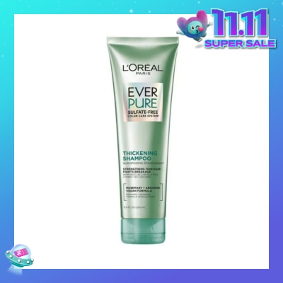LOREAL PARIS HAIR EXPERT Ever Pure Sulfate-Free Thickening Shampoo (To Strengthens Thin Hair & Fight Breakage) 250ml