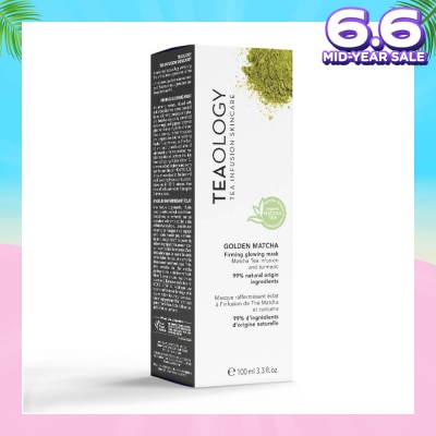 TEAOLOGY Golden Matcha Firming Glowing Mask (Smooth, Tone And Brighten The Face) 100ml