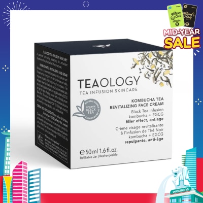 TEAOLOGY Kombucha Tea Revitalizing Face Cream (Strengthens The Skin's Defenses And Visibly Improves Its Quality While Brightening The Complexion) 50ml