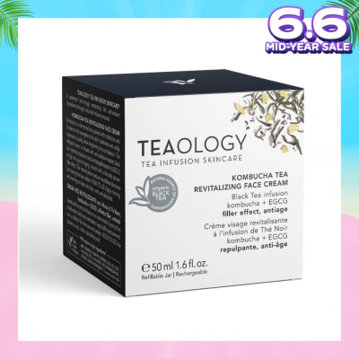 TEAOLOGY Kombucha Tea Revitalizing Face Cream (Strengthens The Skin's Defenses And Visibly Improves Its Quality While Brightening The Complexion) 50ml
