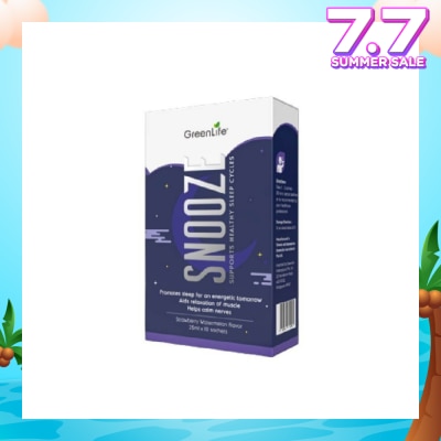 GREENLIFE Snooze (Promotes Sleep For An Energetic Tomorrow, Aids Relaxation Of Muscle And Helps Calm Nerves) 10s