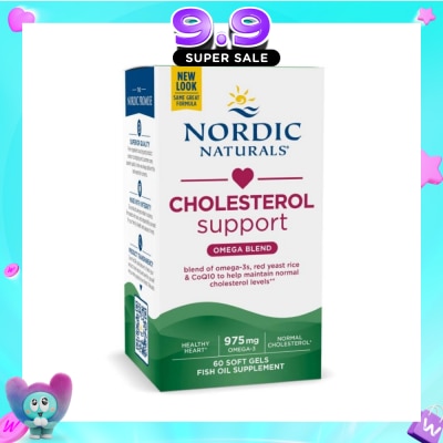 NORDIC NATURALS - Cholesterol Support (Maintain Healthy Cholesterol Levels) Softgels 60s image