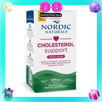 NORDIC NATURALS - Cholesterol Support (Maintain Healthy Cholesterol Levels) Softgels 60s