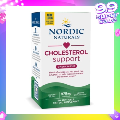 NORDIC NATURALS Cholesterol Support (Maintain Healthy Cholesterol Levels) Softgels 60s