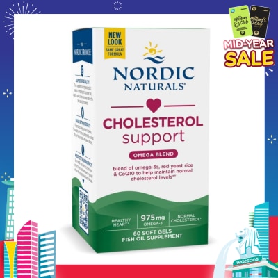 NORDIC NATURALS Cholesterol Support (Maintain Healthy Cholesterol Levels) Softgels 60s