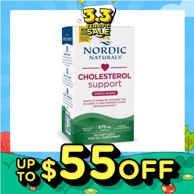 NORDIC NATURALS Cholesterol Support (Maintain Healthy Cholesterol Levels) Softgels 60s