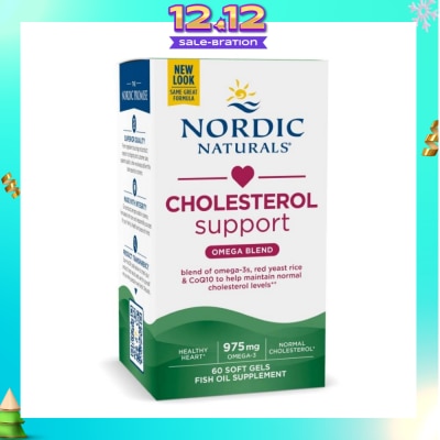 NORDIC NATURALS Cholesterol Support (Maintain Healthy Cholesterol Levels) Softgels 60s