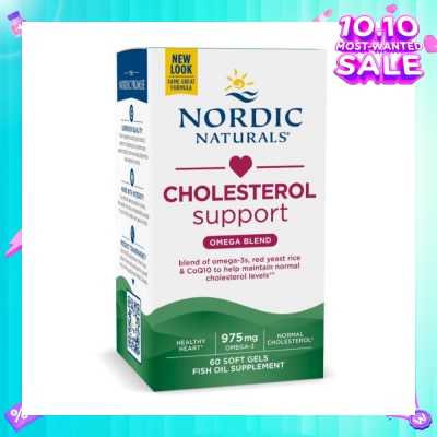 NORDIC NATURALS Cholesterol Support (Maintain Healthy Cholesterol Levels) Softgels 60s