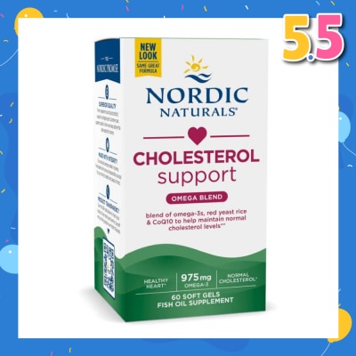 NORDIC NATURALS Cholesterol Support (Maintain Healthy Cholesterol Levels) Softgels 60s