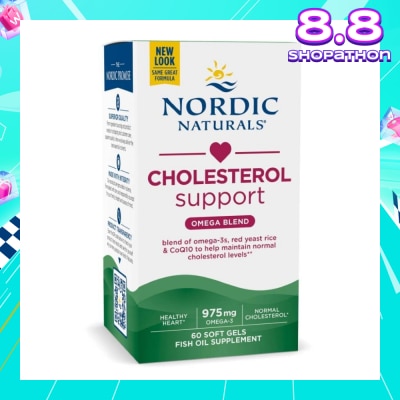 NORDIC NATURALS Cholesterol Support (Maintain Healthy Cholesterol Levels) Softgels 60s