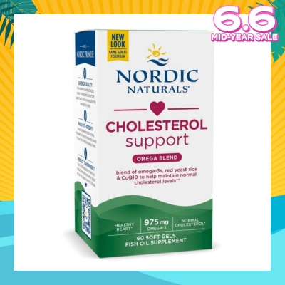 NORDIC NATURALS Cholesterol Support (Maintain Healthy Cholesterol Levels) Softgels 60s