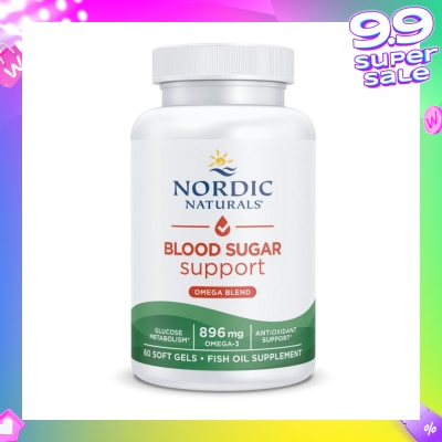 NORDIC NATURALS Blood Sugar Support (Protection Against Oxidative Stress And Support For Healthy Glucose Metabolism) 60s