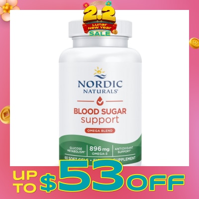NORDIC NATURALS Blood Sugar Support (Protection Against Oxidative Stress And Support For Healthy Glucose Metabolism) 60s