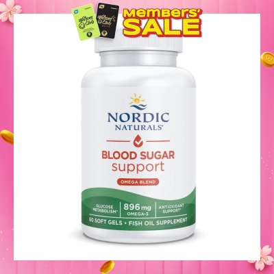 NORDIC NATURALS Blood Sugar Support (Protection Against Oxidative Stress And Support For Healthy Glucose Metabolism) 60s