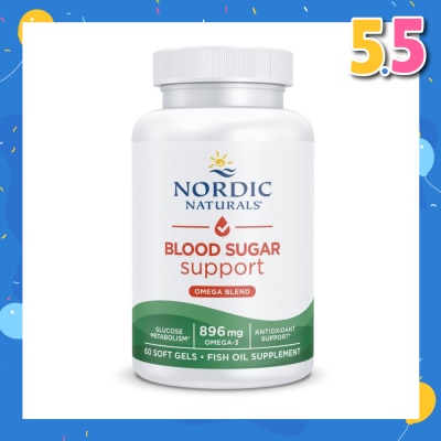 NORDIC NATURALS Blood Sugar Support (Protection Against Oxidative Stress And Support For Healthy Glucose Metabolism) 60s