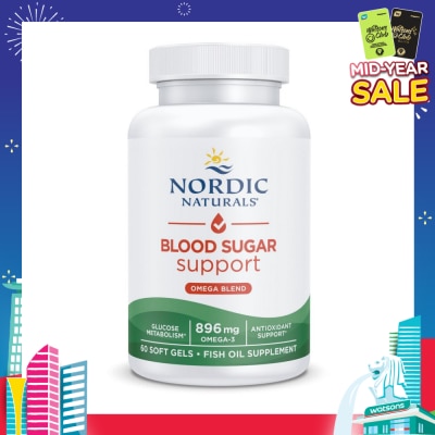 NORDIC NATURALS Blood Sugar Support (Protection Against Oxidative Stress And Support For Healthy Glucose Metabolism) 60s