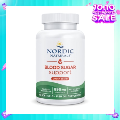NORDIC NATURALS Blood Sugar Support (Protection Against Oxidative Stress And Support For Healthy Glucose Metabolism) 60s
