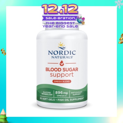 NORDIC NATURALS Blood Sugar Support (Protection Against Oxidative Stress And Support For Healthy Glucose Metabolism) 60s