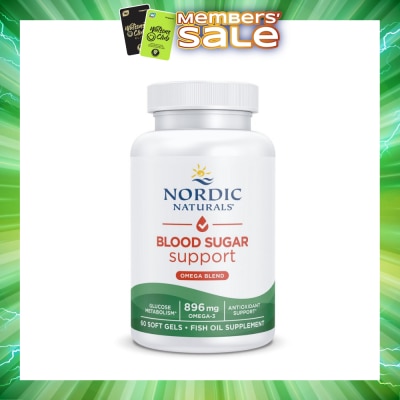 NORDIC NATURALS - Blood Sugar Support (Protection Against Oxidative Stress And Support For Healthy Glucose Metabolism) 60s
