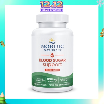 NORDIC NATURALS Blood Sugar Support (Protection Against Oxidative Stress And Support For Healthy Glucose Metabolism) 60s