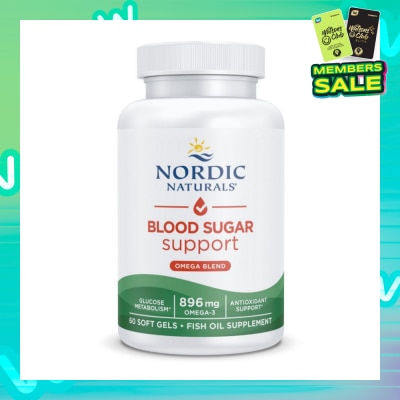 NORDIC NATURALS Blood Sugar Support (Protection Against Oxidative Stress And Support For Healthy Glucose Metabolism) 60s