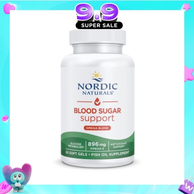 NORDIC NATURALS - Blood Sugar Support (Protection Against Oxidative Stress And Support For Healthy Glucose Metabolism) 60s image