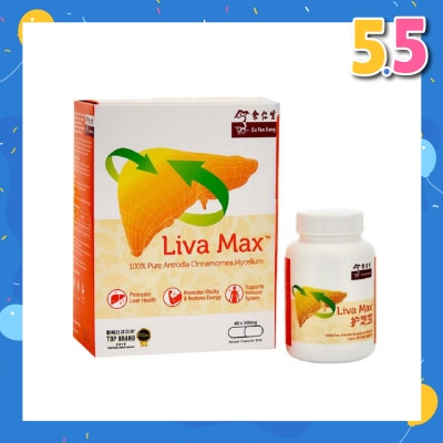 EU YAN SANG Liva Max Capsules (Promotes Liver Health, Supports Immune System, , Singapore Only Formula) 60s