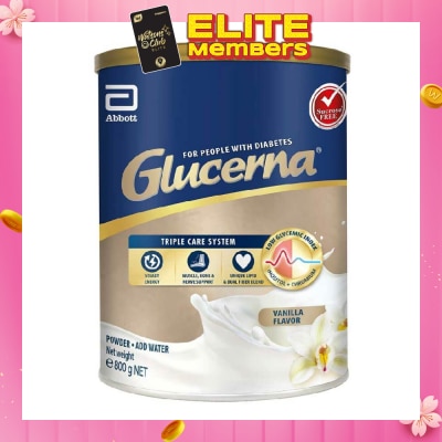 GLUCERNA Triple Care Adult Nutrition Powder Drink Vanilla (Muscle, Bone And Nerve Support) 800g