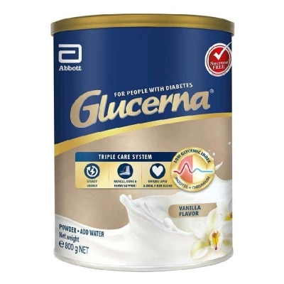 GLUCERNA Triple Care Adult Nutrition Powder Drink Vanilla (Muscle, Bone And Nerve Support) 800g