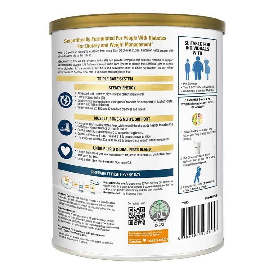 Triple Care Adult Nutrition Powder Drink Vanilla (Muscle, Bone And Nerve Support) 800g