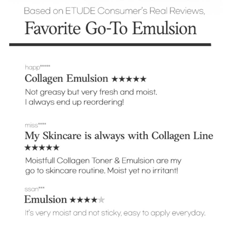 Moistfull Collagen Emulsion (Hydrating And Refreshing Emulsion With Collagen And Moisture) 180ml